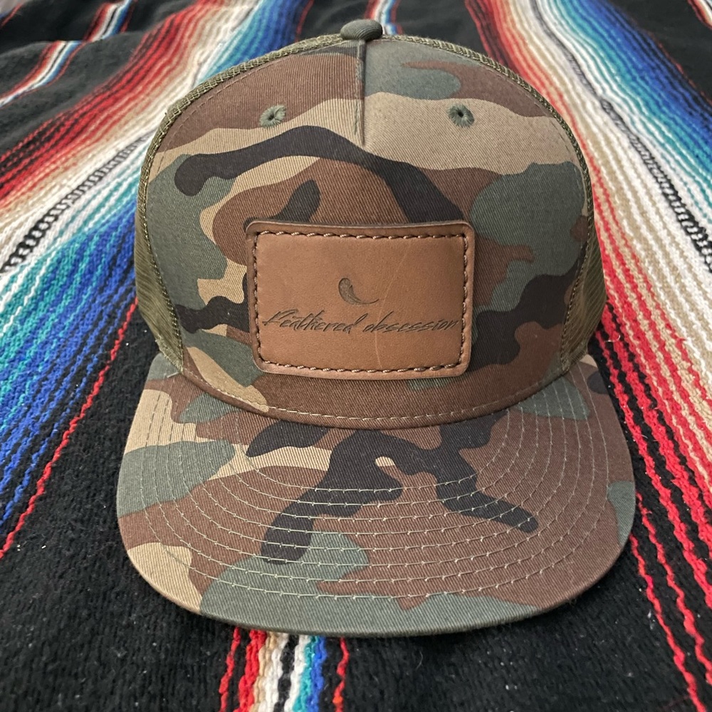 Men’s Camo Trucker Hat Cap